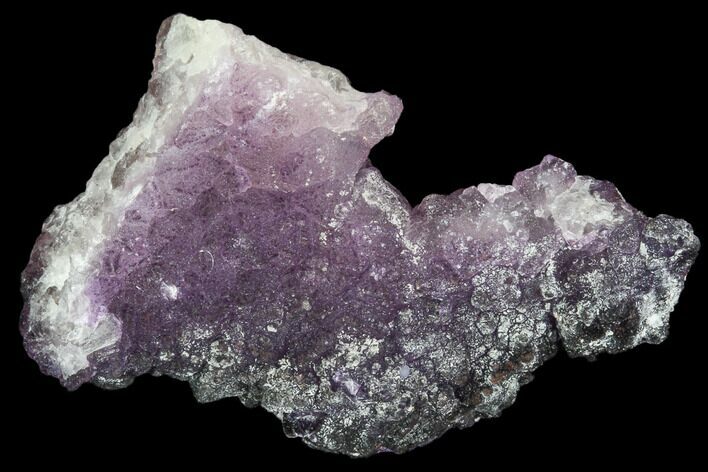 Purple Fluorite on Quartz Epimorphs - Arizona #103540